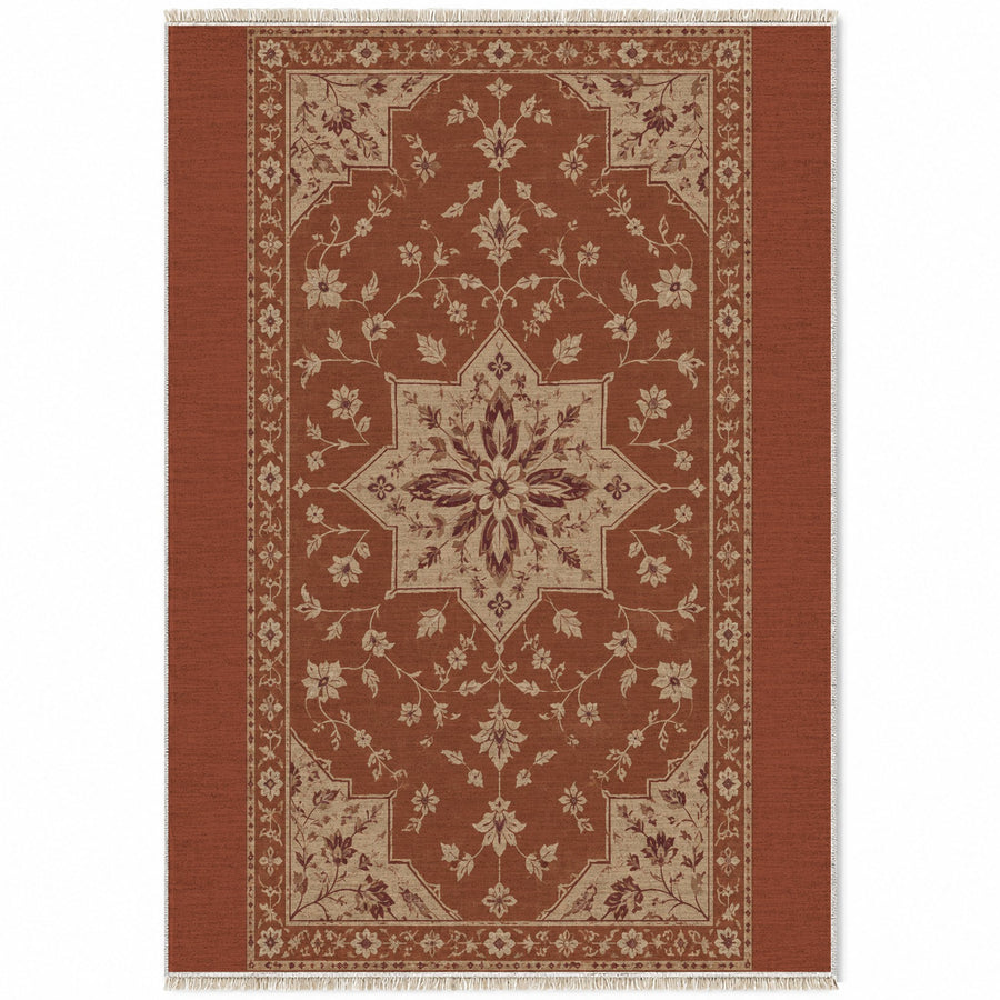 Star Reserve Rust & Sand Vintage Washable Rug