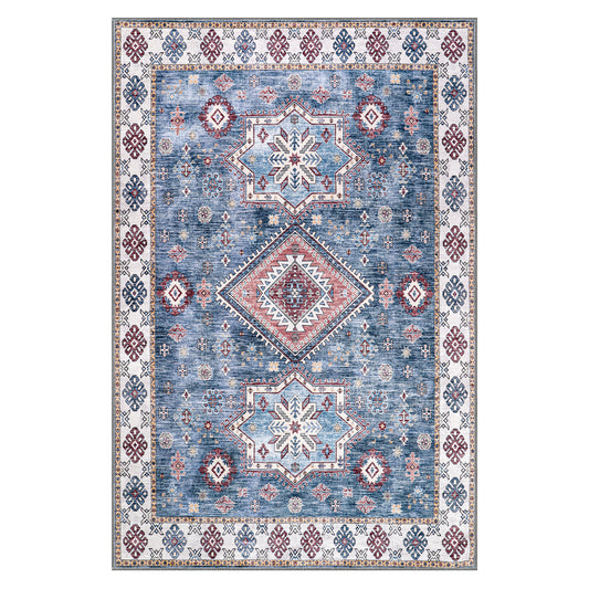 Rugs Depot - Tribal Multicolor Geometric Washable Rug, Design NL1016