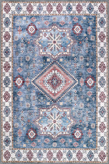 Rugs Depot - Tribal Multicolor Geometric Washable Rug, Design NL1016