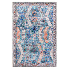 Rugs Depot Ð Kilim Red Medallion Washable Rug Ð Design NL1015