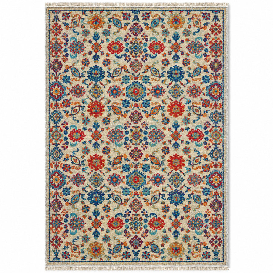Vintage 7660 Sapphire Washable Rug