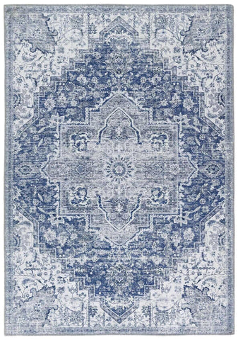Washable Rug Eterna Blue