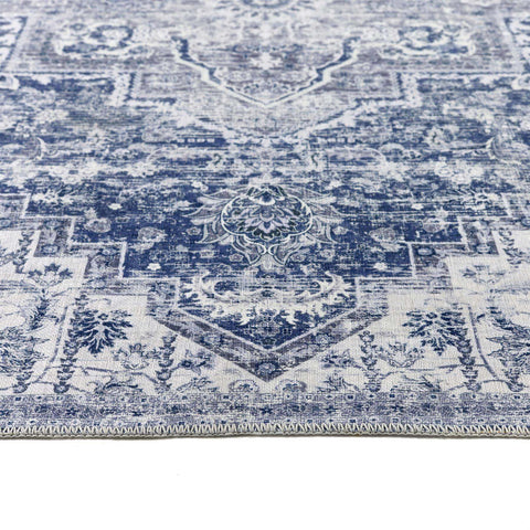 Washable Rug Eterna Blue